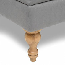 Load image into Gallery viewer, CLOVER Buttoned Coffee Table - Grey Linen Quality Furniture Clearance Ltd
