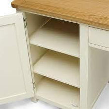 Load image into Gallery viewer, Sussex Cotswold Cream Double Pedestal Desk Quality Furniture Clearance Ltd
