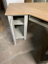 Load image into Gallery viewer, Chester Dove Grey Corner Desk furniture delivered 
