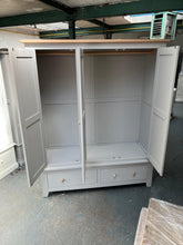 Load image into Gallery viewer, Chester Dove Grey Triple Wardrobe furniture delivered 
