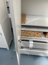 Load image into Gallery viewer, Chester Dove Grey Grand Storage Cupboard/Larder furniture delivered 
