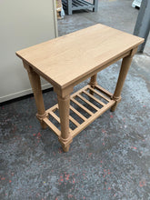 Load image into Gallery viewer, Solid Oak Top Sofa Table furniture delivered 
