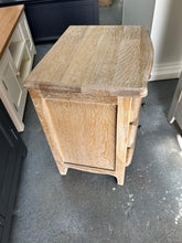 Load image into Gallery viewer, set of 2 Camille Limewash Oak 3 Drawer Bedside Tables furniture delivered 
