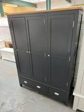 Load image into Gallery viewer, Charcoal Triple Wardrobe furniture delivered 
