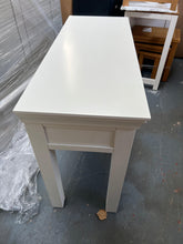 Load image into Gallery viewer, Chantilly Warm White Console Desk Quality Furniture Clearance Ltd
