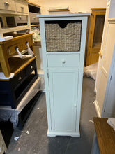 Load image into Gallery viewer, Farmhouse Painted Tall Slim Shoe Cupboard Quality Furniture Clearance Ltd
