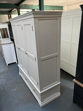 Load image into Gallery viewer, Chantilly Warm white Triple Wardrobe furniture delivered
