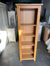 Load image into Gallery viewer, Oakland Rustic Oak New Tall Slim Bookcase Quality Furniture Clearance Ltd
