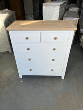 Load image into Gallery viewer, Chester Pure White 2+3 Chest of Drawers Quality Furniture Clearance Ltd
