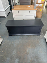 Load image into Gallery viewer, Chantilly Dusky Black Wide Blanket Box furniture delivered 
