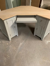 Load image into Gallery viewer, Chester Dove Grey Corner Desk furniture delivered 
