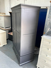 Load image into Gallery viewer, Chantilly Dusky Black Double Wardrobe furniture delivered
