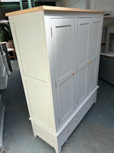 Load image into Gallery viewer, Chester Dove Grey Triple Wardrobe furniture delivered 
