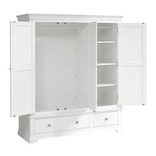 Load image into Gallery viewer, Chantilly Warm white Triple Wardrobe furniture delivered
