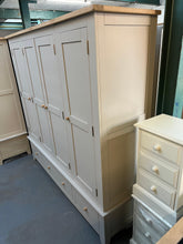 Load image into Gallery viewer, Chester Dove Grey Four Door Quad Wardrobe furniture delivered 
