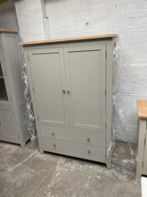 Load image into Gallery viewer, Grey Grand Storage Cupboard/Larder furniture delivered 
