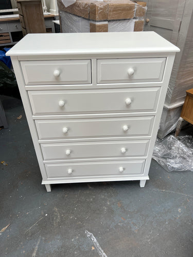 Burford Ivory 2 Over 4 Chest of Drawers furniture delivered 